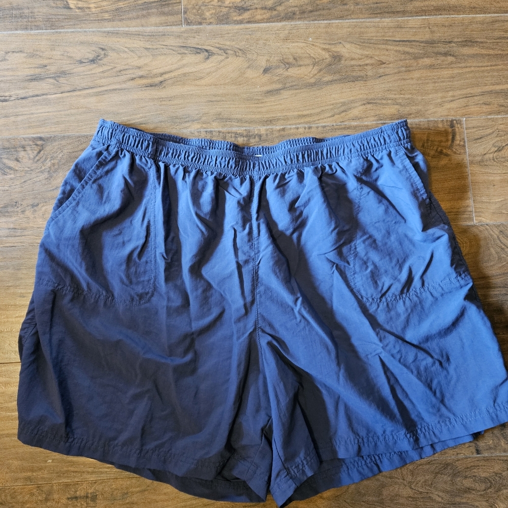 Big Mens Columbia Shorts NAVY Sz 2X Fishing Camping Hiking Outdoors  #18
